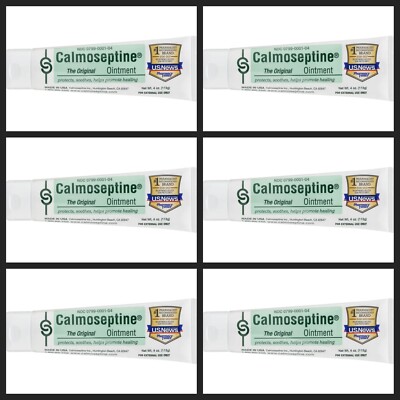  Calmoseptine Ointment Tube  4oz ( 6 Pack )  