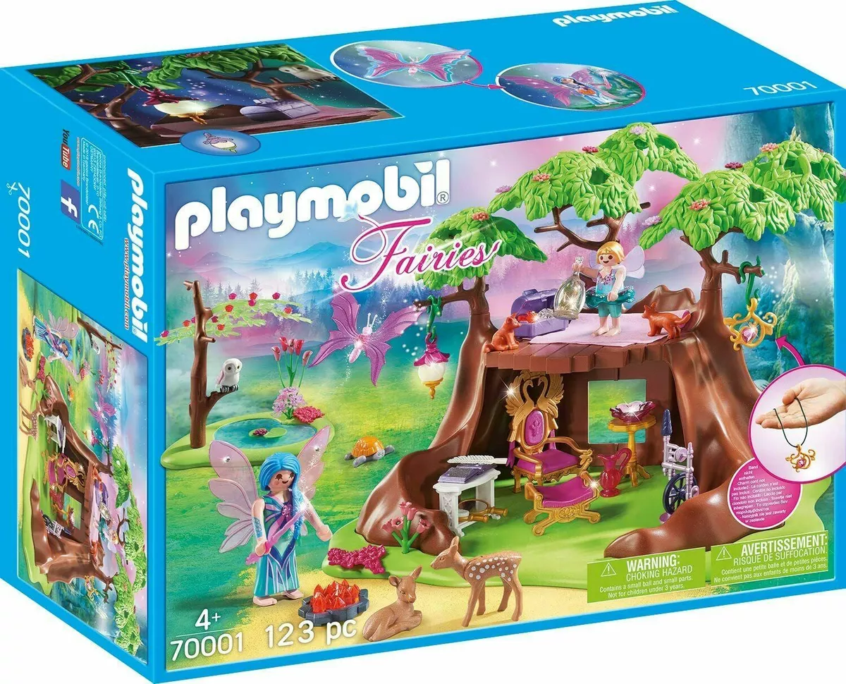 Playmobil Fairies 70001 Fairy Forest House NEW FREE SHIPPING