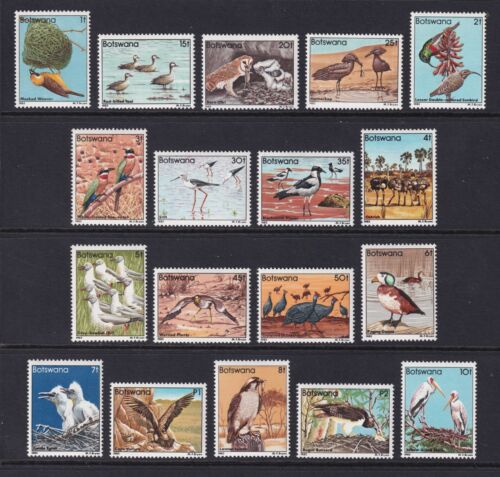BOTSWANA 1982 Birds set of 18 SG 515-532 MNH/** (CV £60)