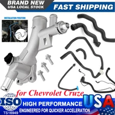 Engine Water Outlet Coolant Heater Hose & Pipe for 2011-16 Chevrolet Cruze 1.4L