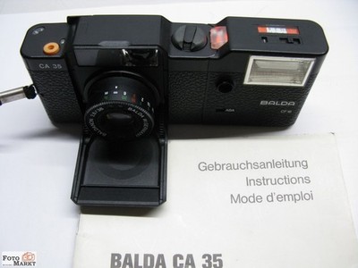 Balda CA 35 Kompakt-Kamera + Blitz CF 18 - point and shoot - Made in Germany