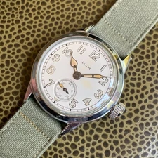 1945 Elgin Grade 554 ORD. DEPT. US Military Issued WWII Luminous Wristwatch #3