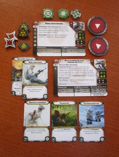 Star Wars LEGION "Rebellenveteranen" alle Marker und Karten (dt.)