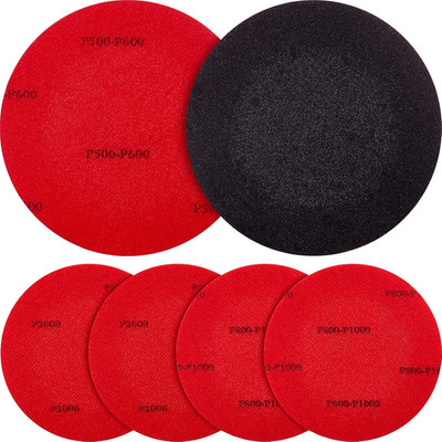 Bowling Sanding Pads Resurfacing Polishing Kit Bowling Ball Cleaning Kit, 6 Piec