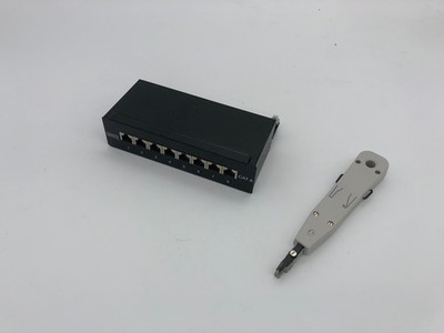 DIGITUS Mini-Patchpanel 8-Port, Cat.6, 1 HE DN-91608 mit LSA-Anlegewerkzeug