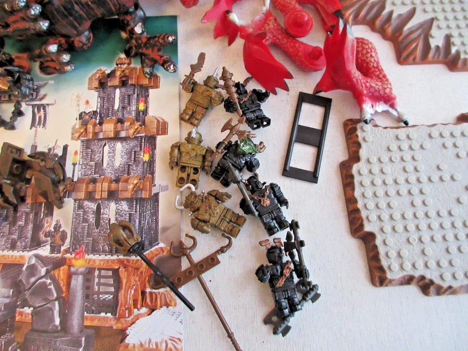 Mega Bloks Dragons Iron Raiders # 9650 In Tin Toy Lot Toy Bundle Incomplete - Image 4 of 4