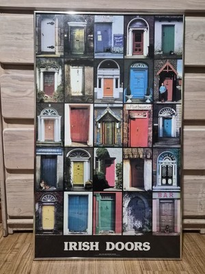 Irish Shop Fronts Poster Print Real Ireland Design Ltd Malone  35''X21'' EUC