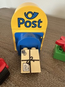 LEGO Duplo 5638 Postman Mail Box Complete Set