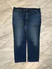 Levis 541 Jeans 40x30 Blue Denim Athletic Taper Comfort Stretch Baggy Bootcut 61