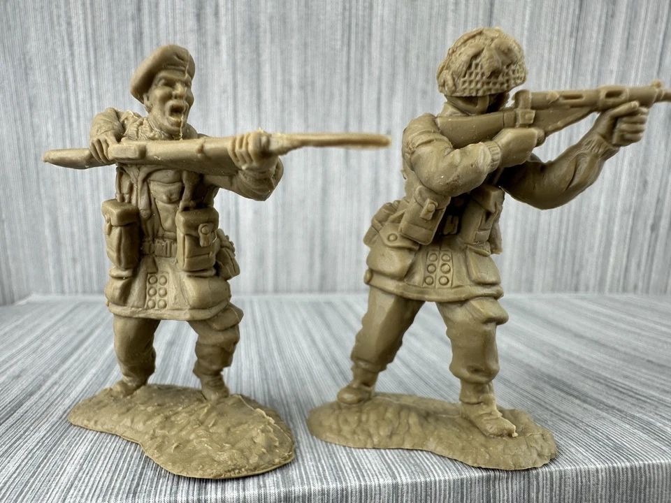 Coleccionables Conte - Paracaidistas 6 Poses 54mm Juguete Soldados Foto 2 de 4