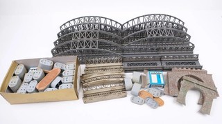 Märklin H0 Konvolut Brücken und Brückenpfeiler