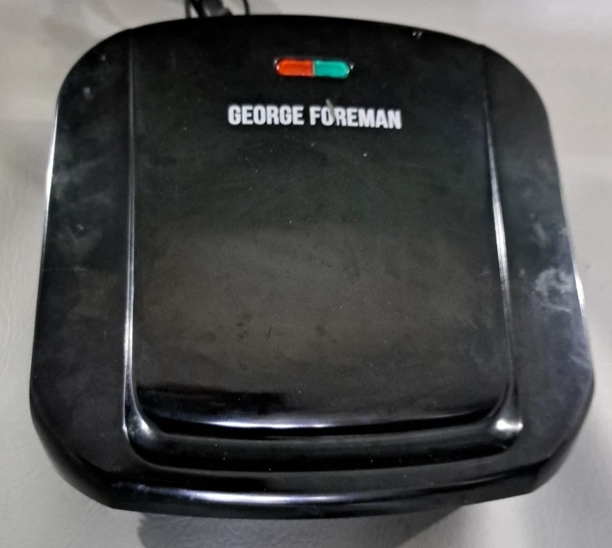 George Foreman 4-Serving Removable Plate Grill and Panini Press, Black, GRP1050B