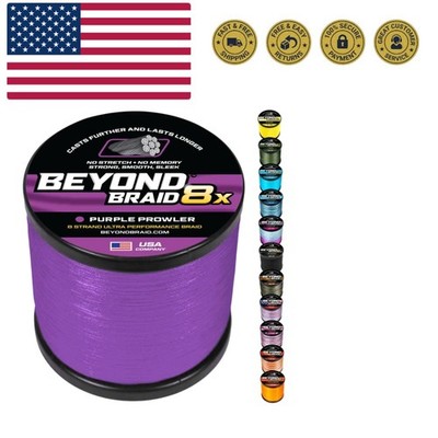 Braided Fishing Line -Super Strong - Abrasion Resistant - No Stretch -Blue Ca...