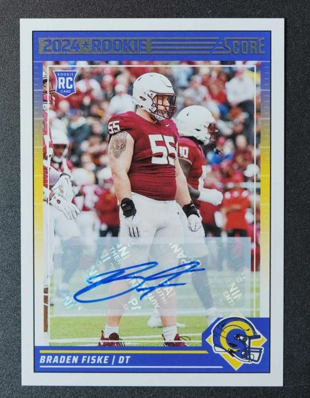Braden Fiske trading card