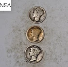1916-D+1924+1927-S Mercury Dime Lot/Set - INCLUDES KEY DATE! - #DL31