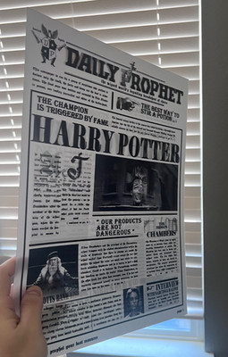 Harry Potter The Daily Prophet 3D Lenticular Poster