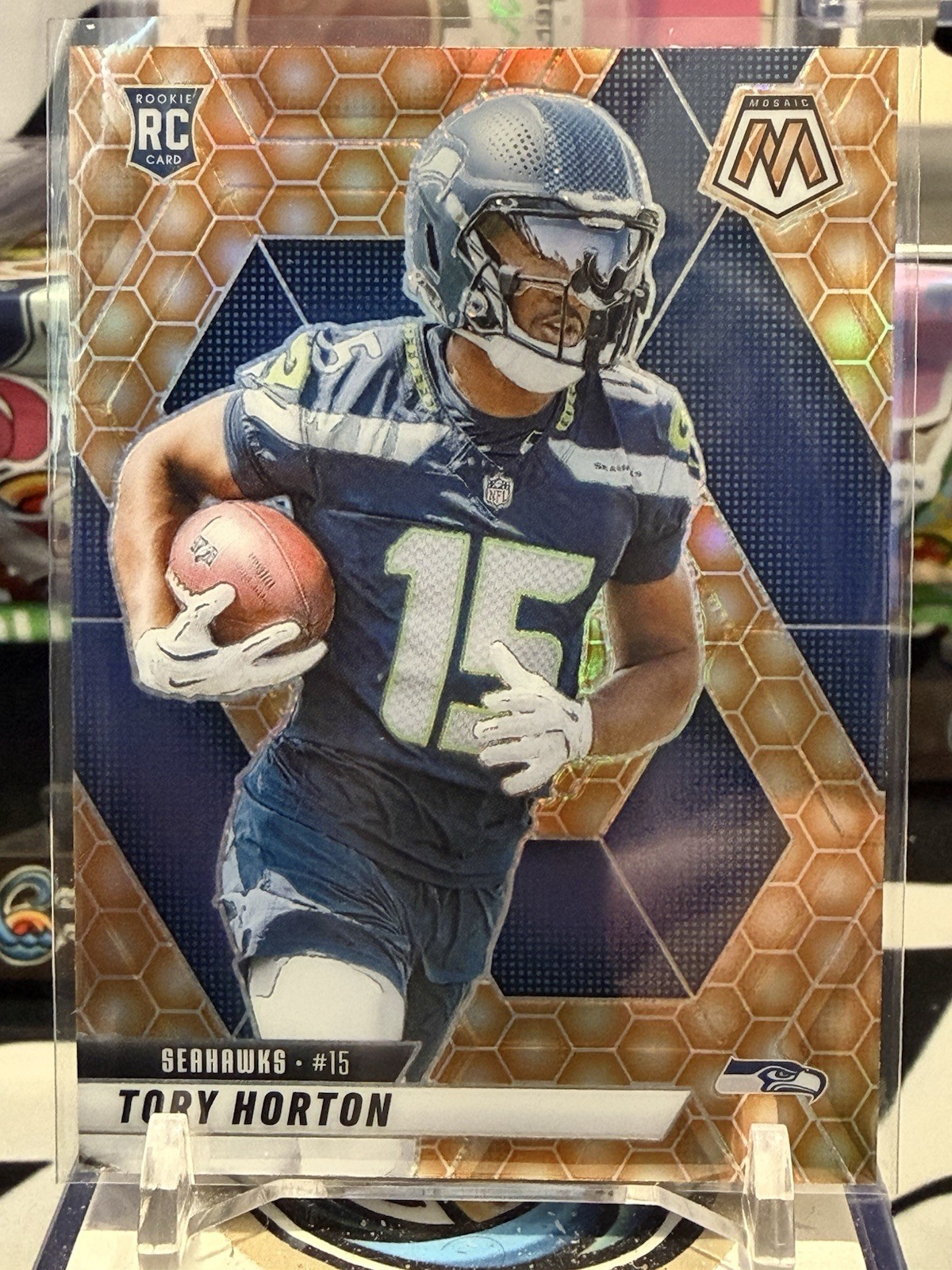 2025 Mosaic TORY HORTON Mosaic Honeycomb Rookie #396 SSP Seahawks TZ