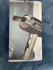 CORTEX BEAUTY HotShot Lekka kompaktowa suszarka rozdmuchiwana szara i srebrna Nowa sugerowana cena detaliczna 249 USD