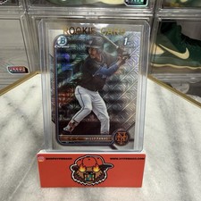 2022 Bowman #BCP-196 Willy Fanas Chrome Mega Box Mojo Refractor 1st