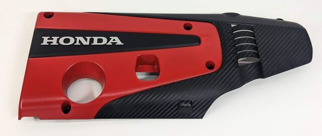 Genuine Honda Civic - Engine Cover (Red) (Type-R) 12500-5BF-A03 | eBay