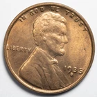 1935-S Lincoln Wheat Penny BU Uncirculated RD, San Francisco Mint