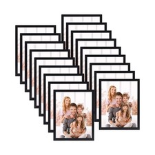 WIFTREY Black 8x10 Picture Frame Set of 18, Multi Photo Frames 8 by 10 Bulk f...