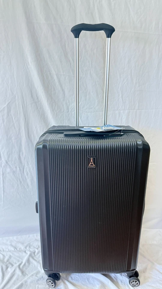 $540 New Travelpro WalkAbout 6 Expandable Hard side Spinner 25" Black Luggage - Image 3 of 4