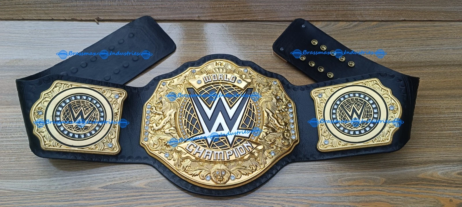 Stunning New World Heavyweight Championship Title Belt 8mm Zinc Inspired Design