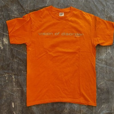 Vintage 2000 Vision Of Disorder Zone Zero Hardcore Punk Nu-Metal T-Shirt Large 
