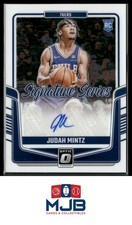 2024-25 Donruss Optic Judah Mintz Signature Series Auto #SS-MNT 76ers Rookie