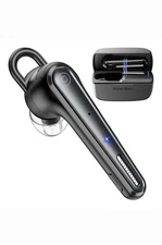New Bee M52 Bluetooth Headset, 5.1 Wireless Headset, CVC 8.0 Dual Built-in Mic