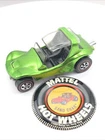 Hot Wheels Redline Sand Crab 1969 Green Black Interior - Made In U.S.A. W/Button