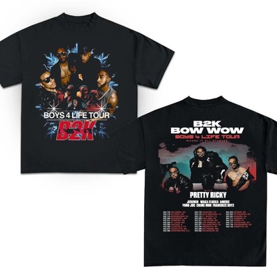 Bow Wow x B2K Boys 4 Life Tour unisex T Shirt 2026 Graphic Tee, Rapper Apparel