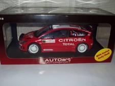 Aa 1/18 Citroen C4 Wrc 2007 Monte Carlo Rally Winner No.1 Sebastian Loeb Car Nig