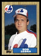 1987 Topps #479 Bob Sebra Rookie Card Montreal Expos. rookie card picture