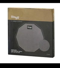 Stagg TD 08R Ten Sided Desktop Practice Pad For Silent Stick Practice 8