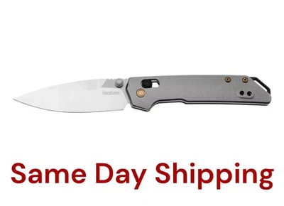 Kershaw Mini Iridium Folding Knife CPM S35VN Steel Blade Titanium Handle 2051TI