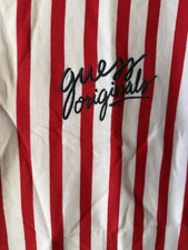 Men s Medium Guess Originals Aven Striped Tee - Relaxed Fit - Unisex