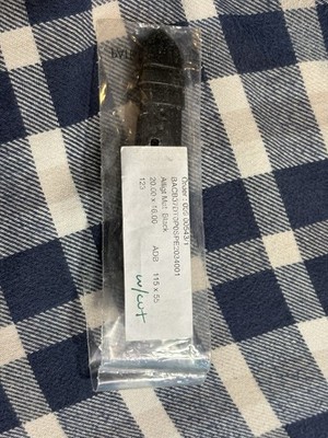 Authentic patek philippe black Alligator  strap 20mm leather