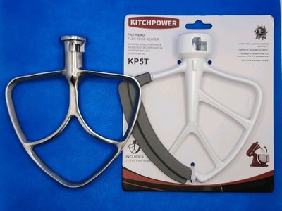 KitchPower KP5T Flex Beater  Tilt-Head Stand Mixer + Stainless Steel KitchenAid