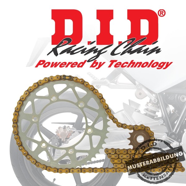 DID Kettensatz Kit Stahl Passend FüR Honda XR125 L 03-08-image