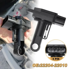 Mass Air Flow Meter MAF Sensor 22204-22010 5-Pin Fits Toyota Denso Lexus Scion