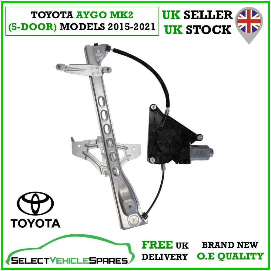 Interruttore Alzacristalli CTWS003 84810-0H010 Compatibile Con Citroën C1, Peugeot 107, Toyota Aygo (2005-2014) - 3