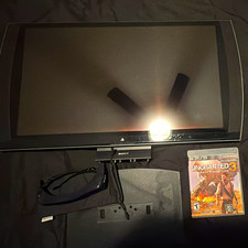 PlayStation 3D , 24in monitor with cord , 3D compatible game and Sony 3D glasses