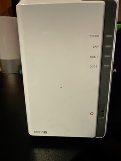 Synology DiskStation DS215j 2 Bay NAS Enclosure (White Diskless Power supply)