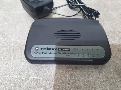 EDIMAX ES-3106P 5-Port Fast Ethernet Switch 10/100Mbps mit Netzteil
