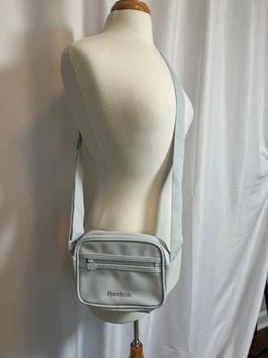 Reebok Adjustable Crossbody Bag Purse Light Blue w/ Zippers. Please Read