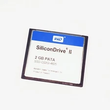SiliconDrive WD PATA 2GB COMPACT FLASH CF CARD 2GB SSD-C02GI-4825