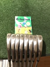 Wood Bros Golf Forged Irons Set (3-PW) Seamless Apollo Steel Shafts *VGC*