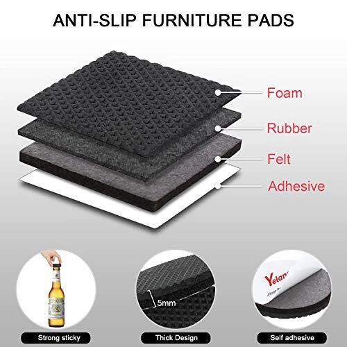 Non Slip Pads - 16 PCS Furniture Grippers